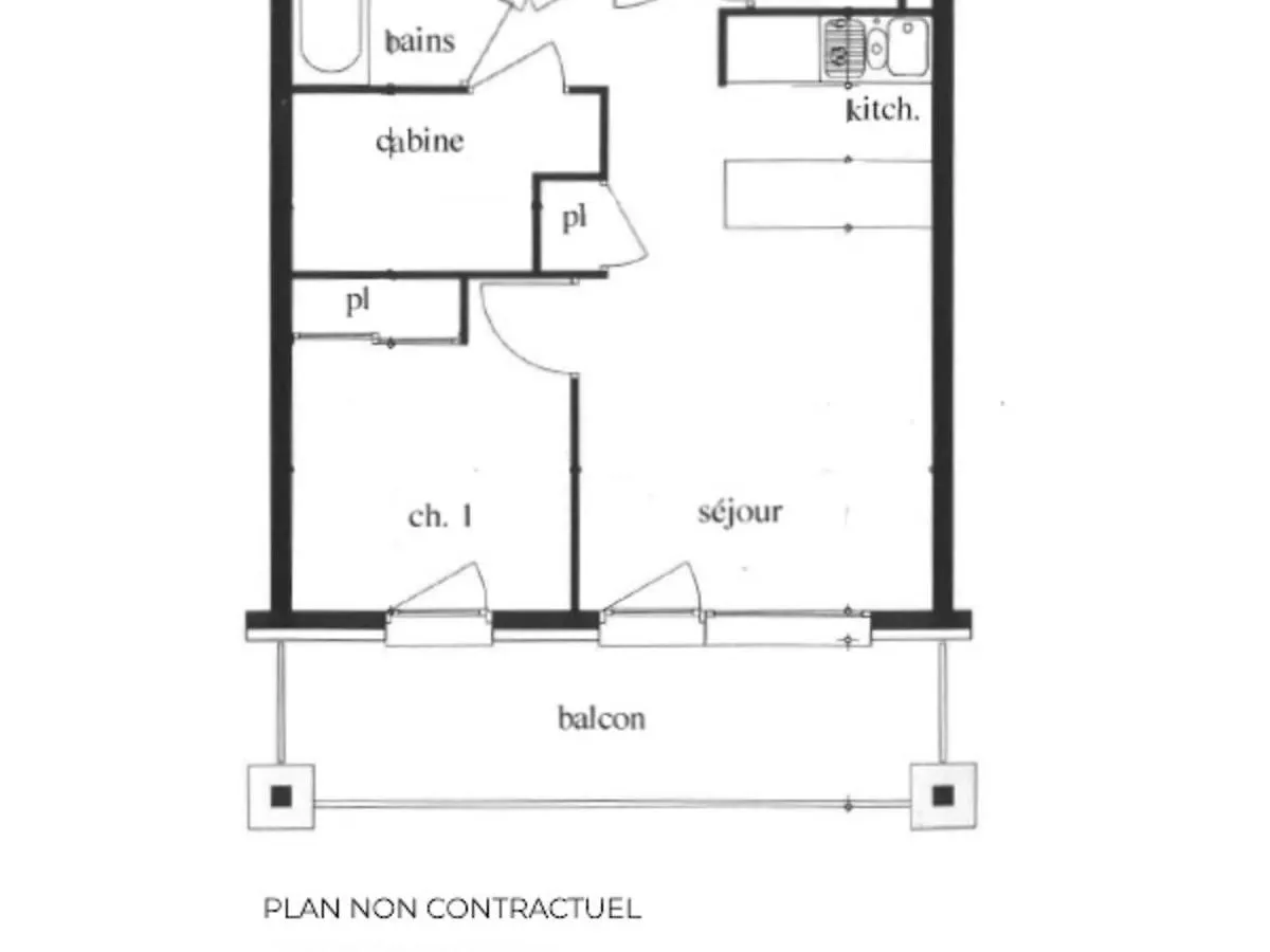 Apartment Appartement Aux Menuires Avec Cuisine Equipee, Balcon Et Animaux Admis - Fr-1-452-15 Saint-Martin-de-Belleville